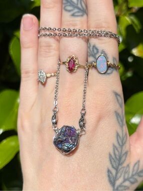 Chalopryite interchangeable necklace